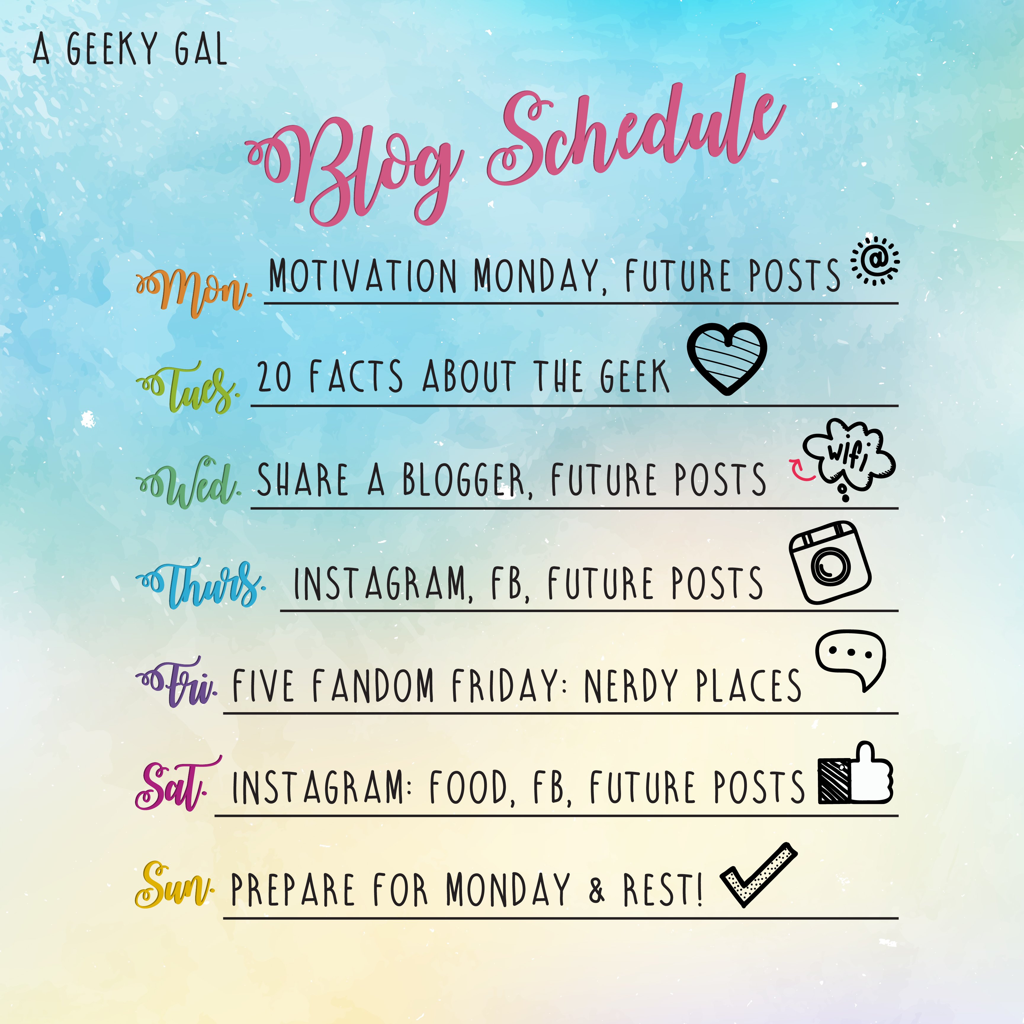 Blog Sched